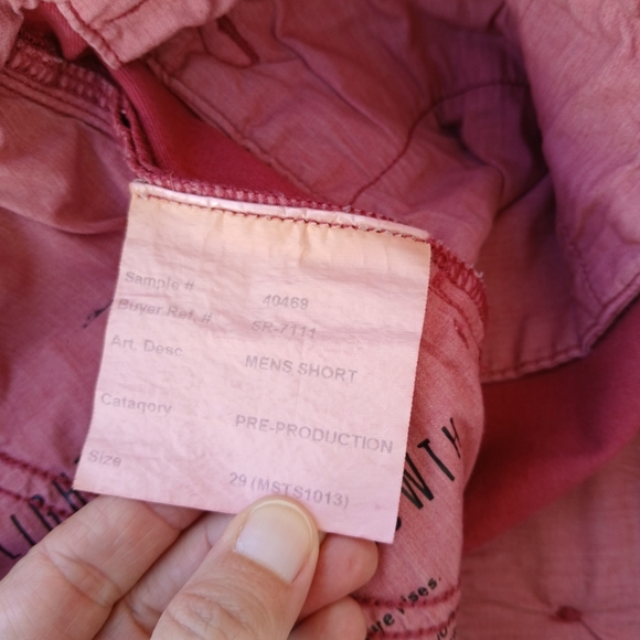 DU/ER Shorts Slim Fit Red Pink Size 29 - Picture 10 of 11